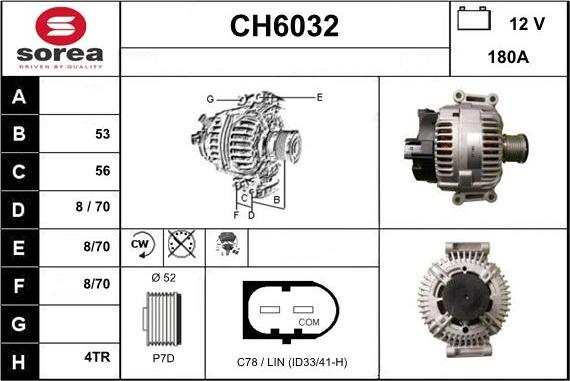 Sera CH6032 - Генератор autocars.com.ua