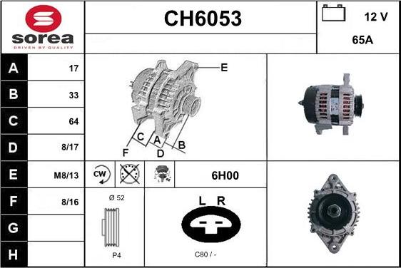 Sera CH6053 - Генератор autocars.com.ua