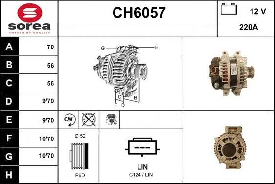 Sera CH6057 - Генератор autocars.com.ua