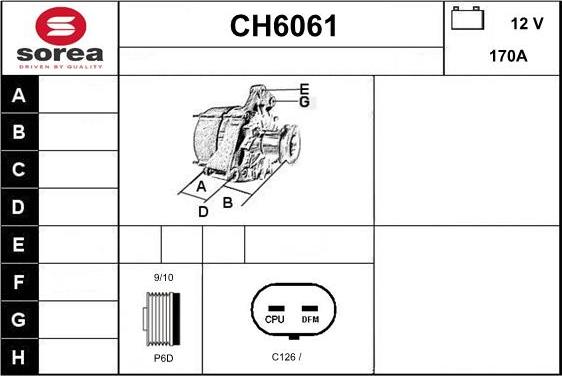 Sera CH6061 - Генератор autocars.com.ua