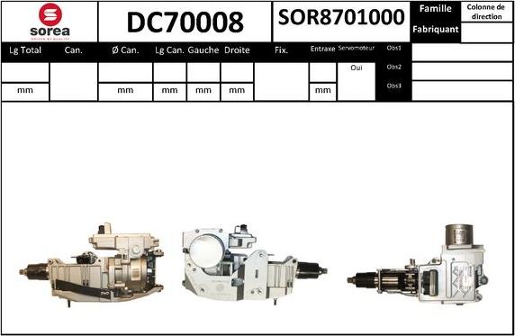 Sera DC70008 - Рульова колонка autocars.com.ua