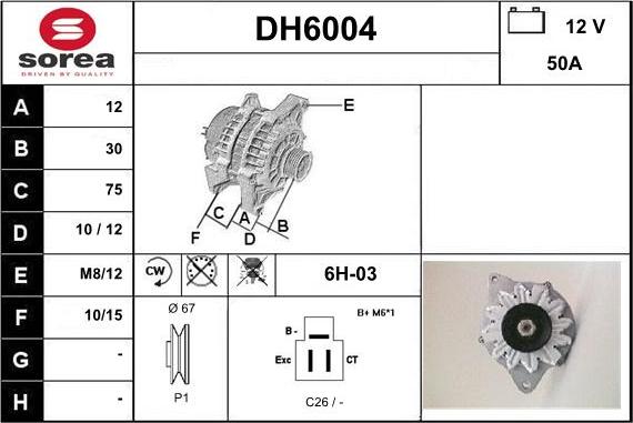 Sera DH6004 - Генератор autocars.com.ua