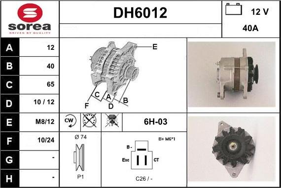 Sera DH6012 - Генератор autodnr.net