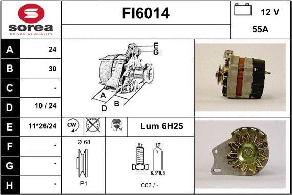 Sera FI6014 - Генератор autocars.com.ua