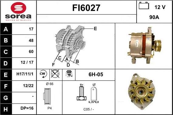 Sera FI6027 - Генератор autocars.com.ua