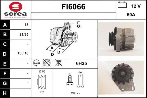 Sera FI6066 - Генератор autocars.com.ua