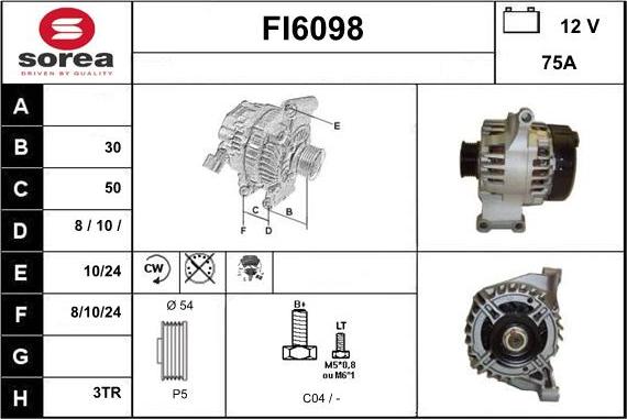 Sera FI6098 - Генератор autocars.com.ua