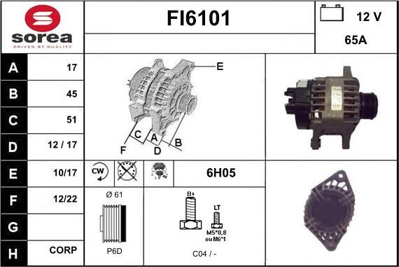 Sera FI6101 - Генератор autocars.com.ua