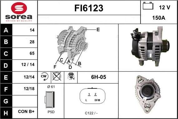 Sera FI6123 - Генератор autocars.com.ua