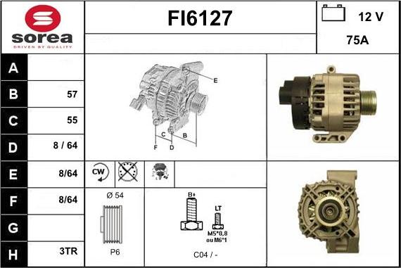 Sera FI6127 - Генератор autocars.com.ua