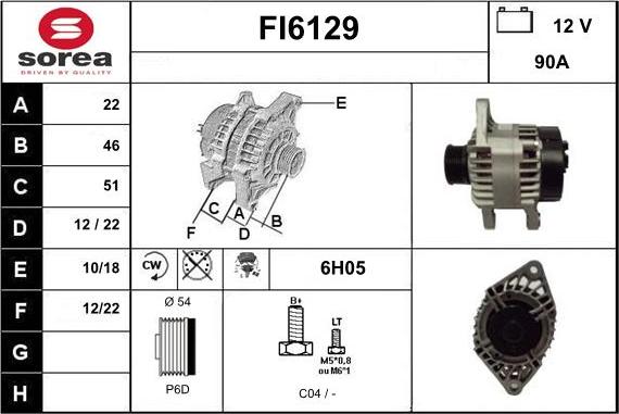 Sera FI6129 - Генератор autocars.com.ua