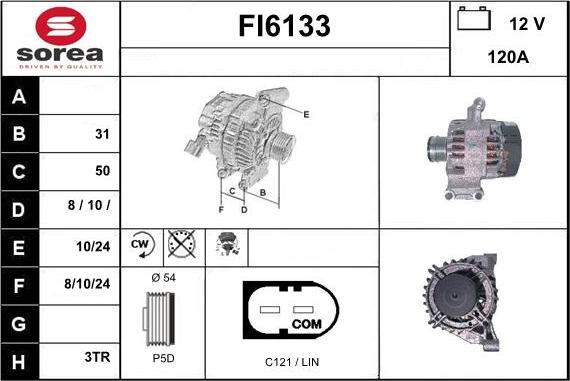 Sera FI6133 - Генератор autocars.com.ua