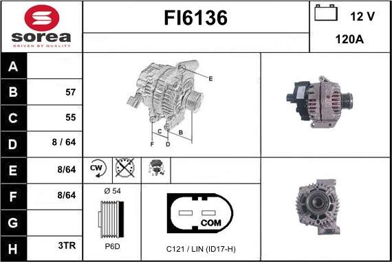 Sera FI6136 - Генератор autocars.com.ua