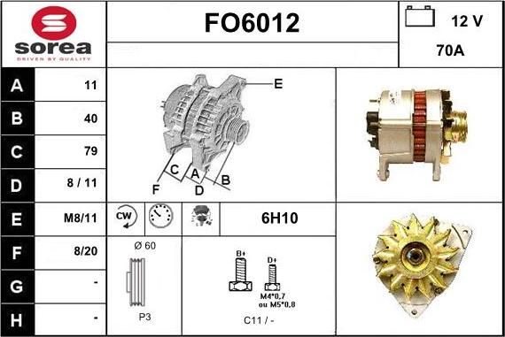 Sera FO6012 - Генератор autodnr.net