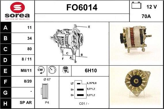 Sera FO6014 - Генератор autocars.com.ua