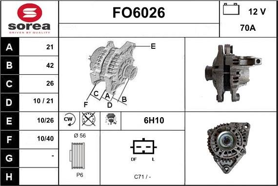 Sera FO6026 - Генератор autocars.com.ua