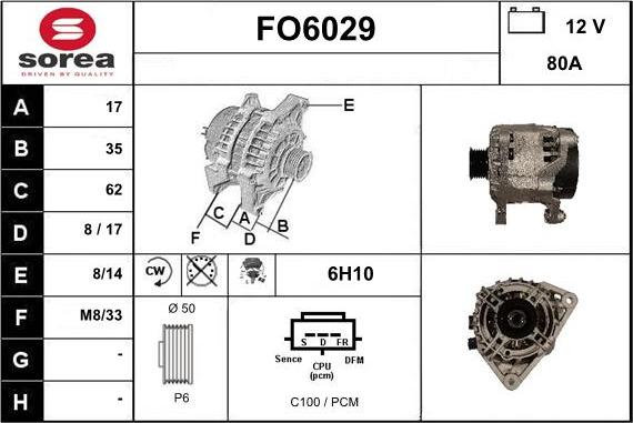 Sera FO6029 - Генератор autocars.com.ua