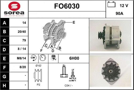 Sera FO6030 - Генератор autocars.com.ua