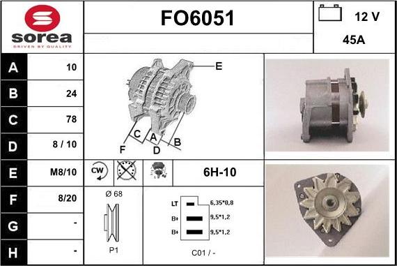 Sera FO6051 - Генератор autocars.com.ua