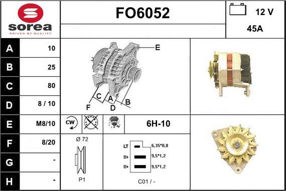 Sera FO6052 - Генератор autocars.com.ua