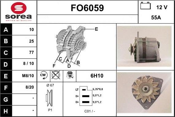 Sera FO6059 - Генератор autocars.com.ua