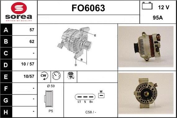 Sera FO6063 - Генератор autocars.com.ua