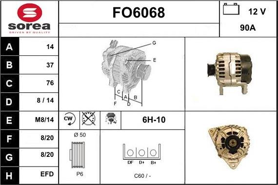 Sera FO6068 - Генератор autocars.com.ua