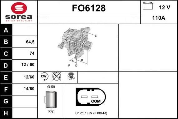 Sera FO6128 - Генератор autodnr.net