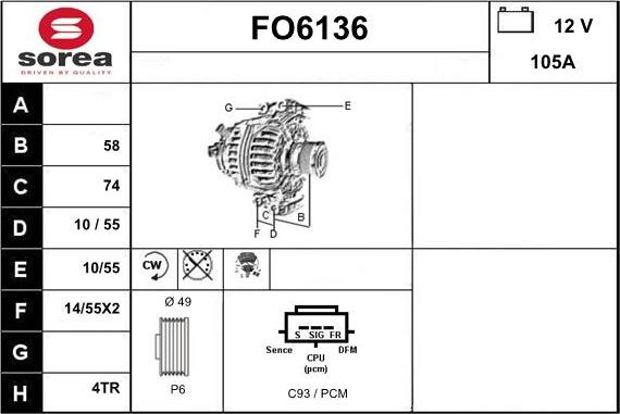 Sera FO6136 - Генератор autodnr.net