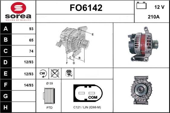 Sera FO6142 - Генератор autocars.com.ua