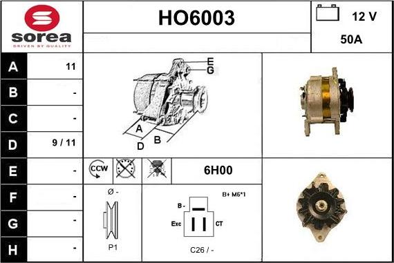 Sera HO6003 - Генератор autodnr.net