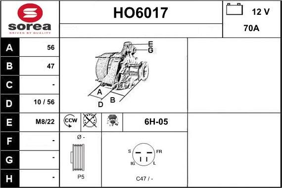 Sera HO6017 - Генератор autodnr.net