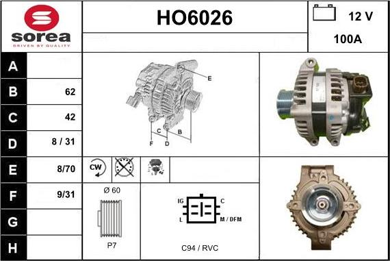 Sera HO6026 - Генератор autodnr.net