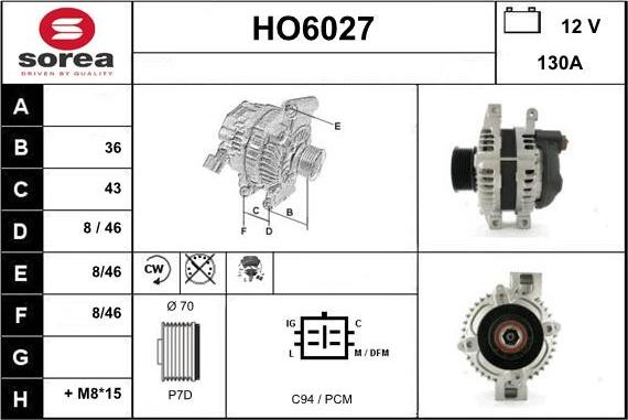 Sera HO6027 - Генератор autocars.com.ua