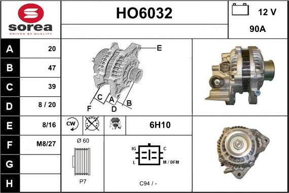 Sera HO6032 - Генератор autocars.com.ua