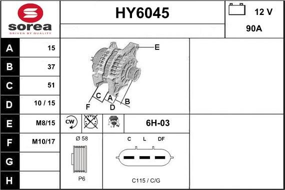 Sera HY6045 - Генератор autocars.com.ua