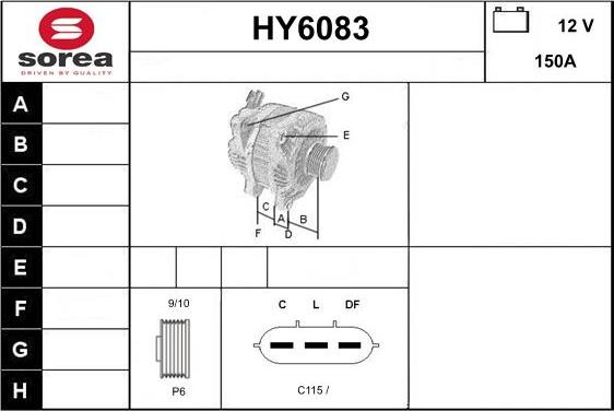 Sera HY6083 - Генератор autocars.com.ua