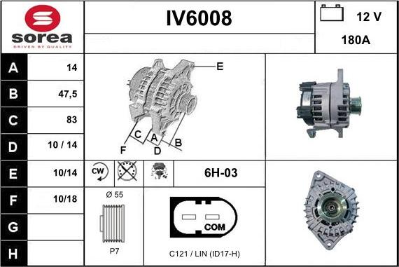 Sera IV6008 - Генератор autocars.com.ua