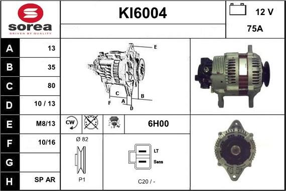 Sera KI6004 - Генератор autocars.com.ua