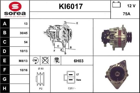 Sera KI6017 - Генератор autocars.com.ua