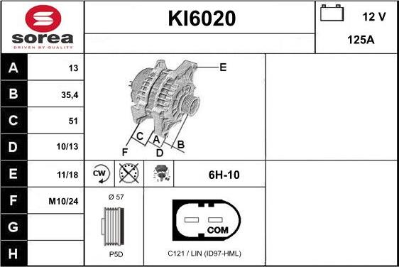 Sera KI6020 - Генератор autocars.com.ua