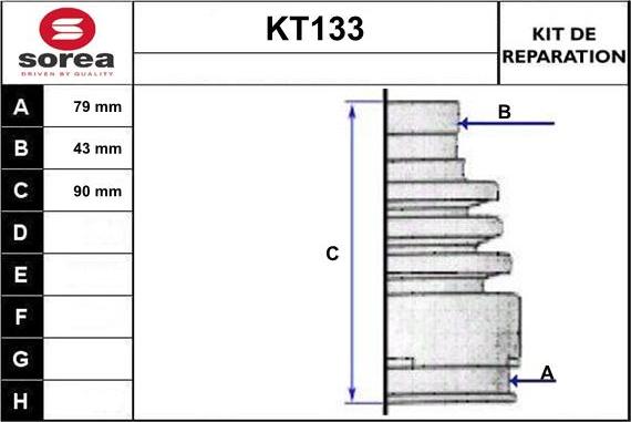 Sera KT133 - Пыльник, приводной вал autodnr.net