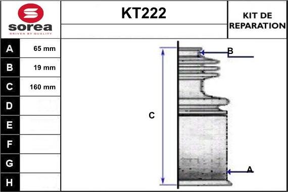 Sera KT222 - Пыльник, приводной вал autodnr.net