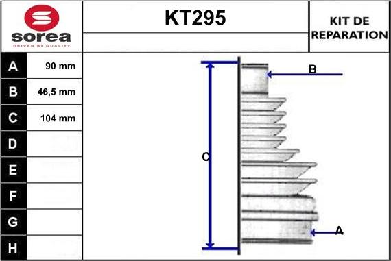 Sera KT295 - Пыльник, приводной вал autodnr.net