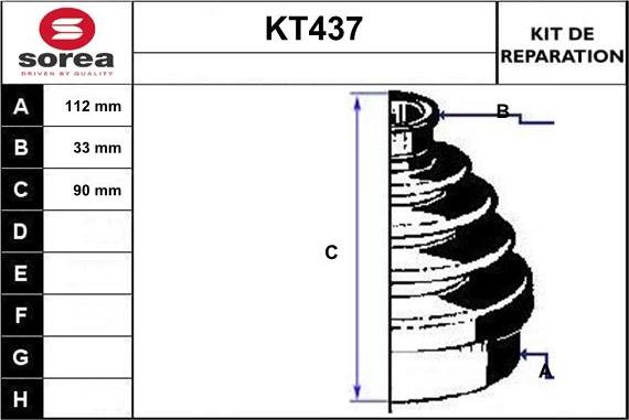 Sera KT437 - Пыльник, приводной вал autodnr.net