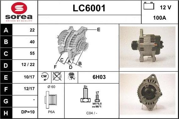 Sera LC6001 - Генератор autocars.com.ua