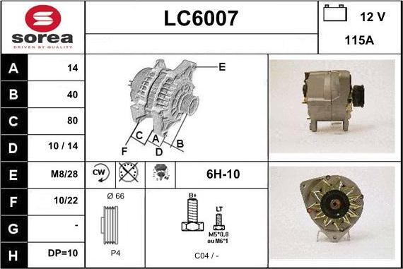 Sera LC6007 - Генератор autocars.com.ua