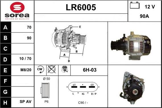 Sera LR6005 - Генератор autocars.com.ua