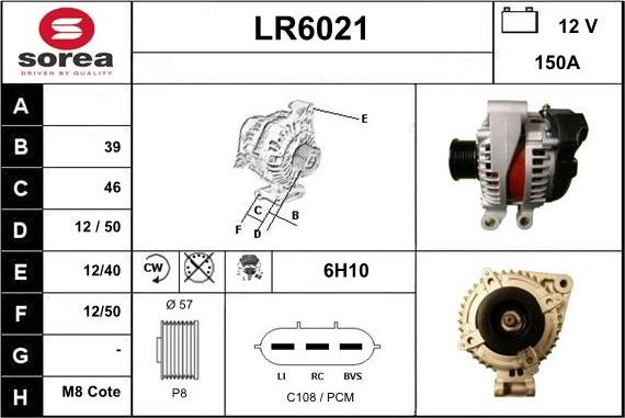 Sera LR6021 - Генератор autocars.com.ua