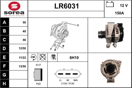 Sera LR6031 - Генератор autocars.com.ua